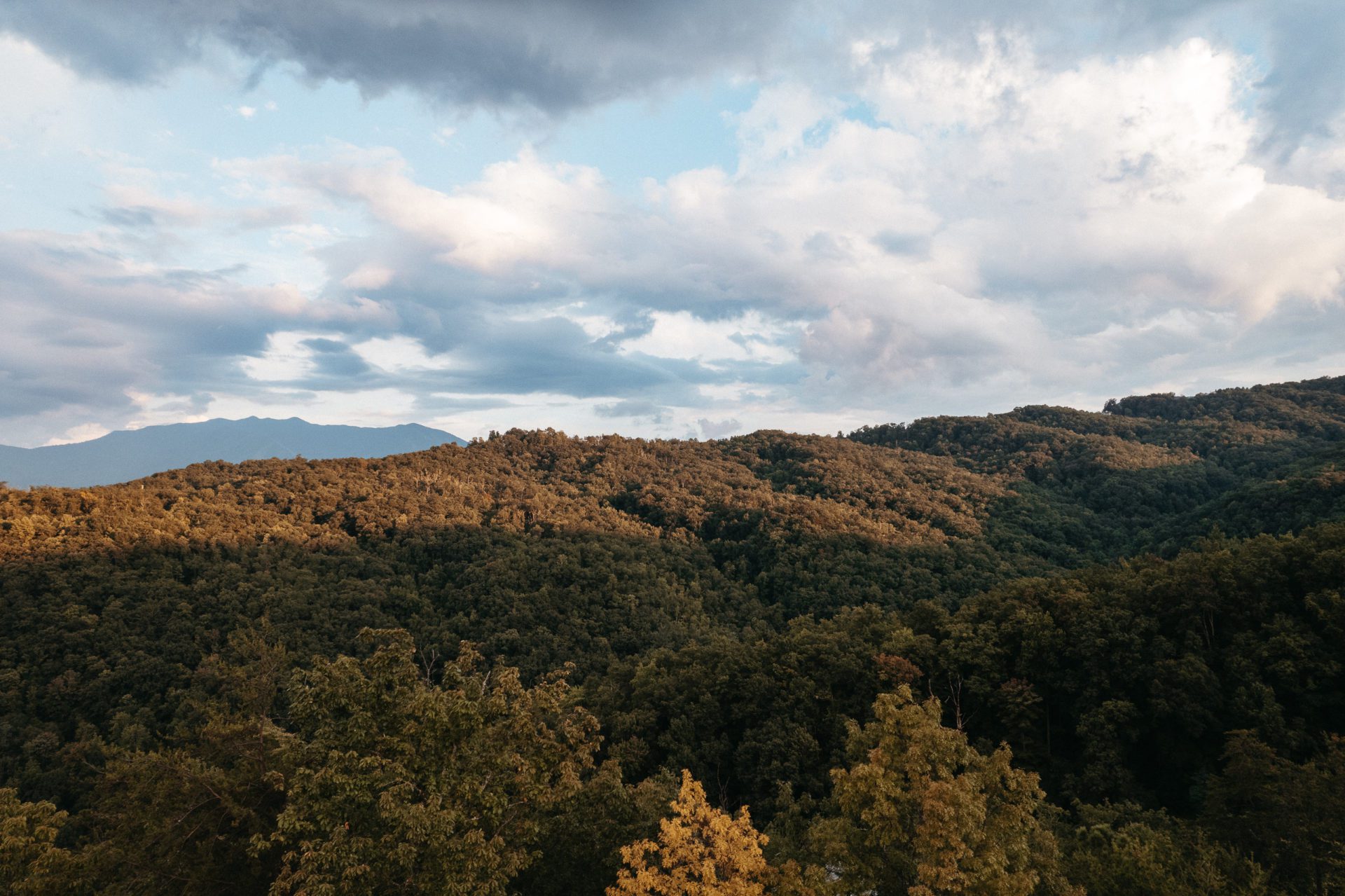 Drone Shot of the Smoky Mountains