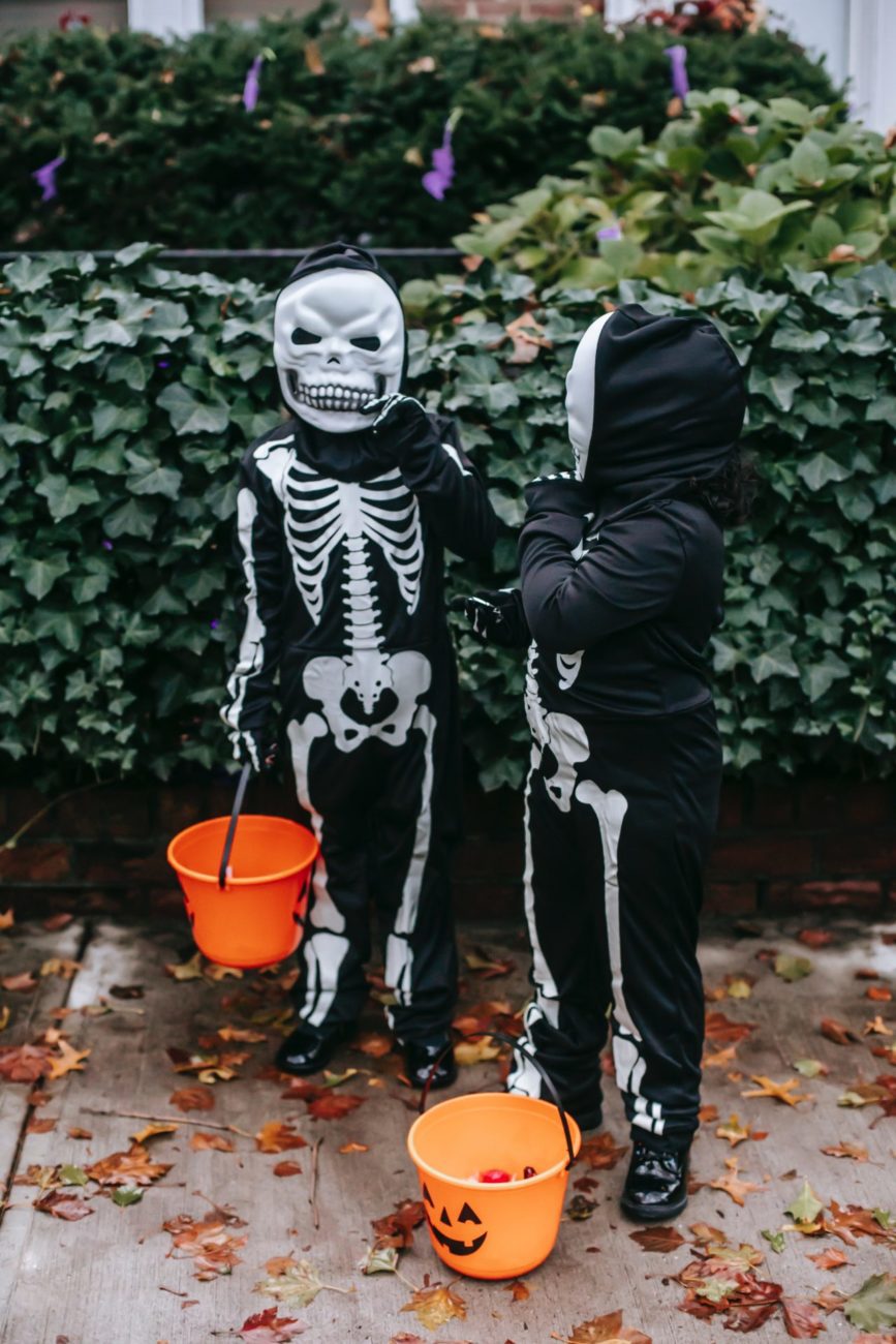 kids dressed up in costumes