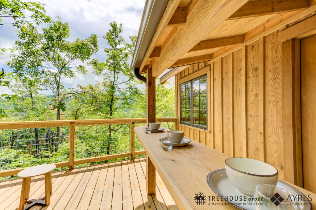 This image portrays Treehouse Pods by Treehouse Grove at Norton Creek | Gatlinburg, TN.